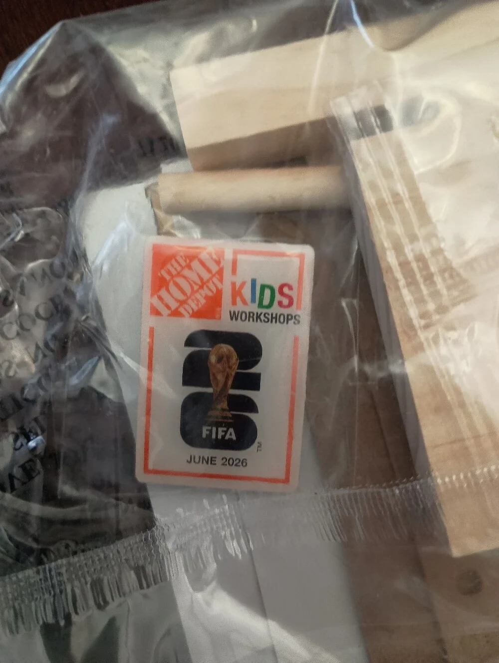 NEW Home Depot Fifa 2026 Soccer Goalie Game Project Craft June 2026 3/4
